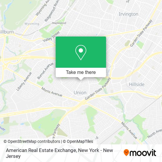American Real Estate Exchange map