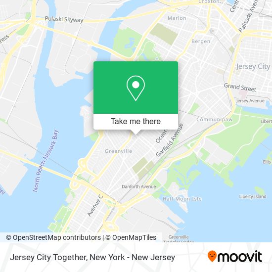 Mapa de Jersey City Together