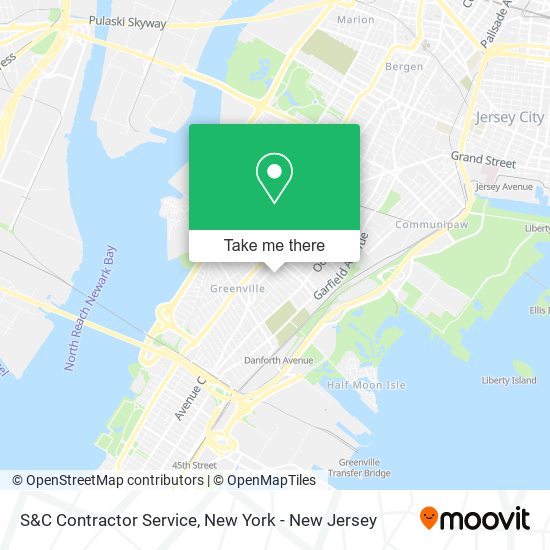 S&C Contractor Service map