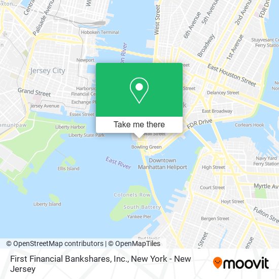 Mapa de First Financial Bankshares, Inc.