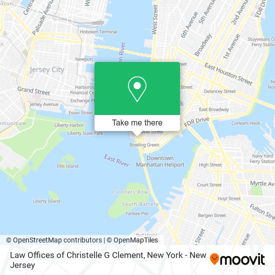 Mapa de Law Offices of Christelle G Clement