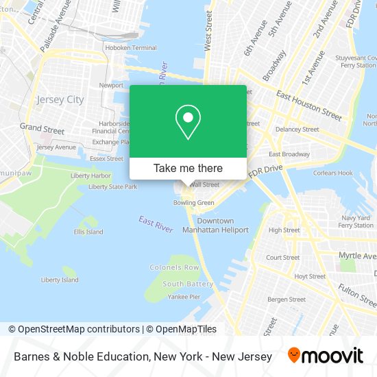 Mapa de Barnes & Noble Education