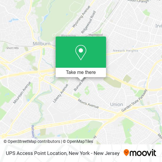 Mapa de UPS Access Point Location