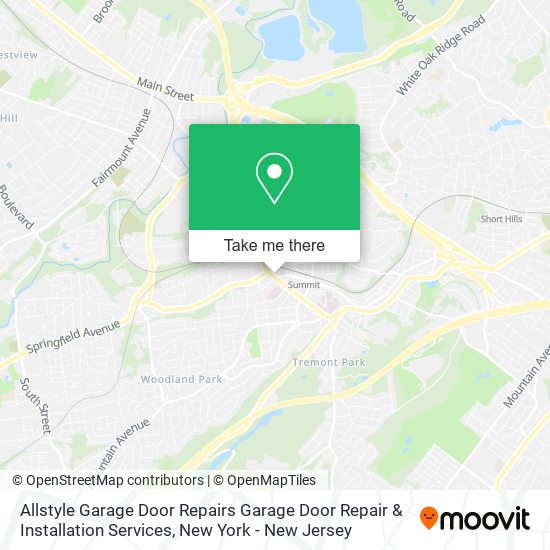 Mapa de Allstyle Garage Door Repairs Garage Door Repair & Installation Services