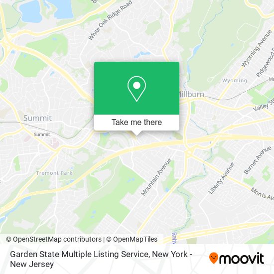 Garden State Multiple Listing Service map