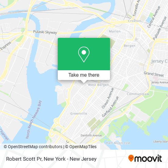 Robert Scott Pr map
