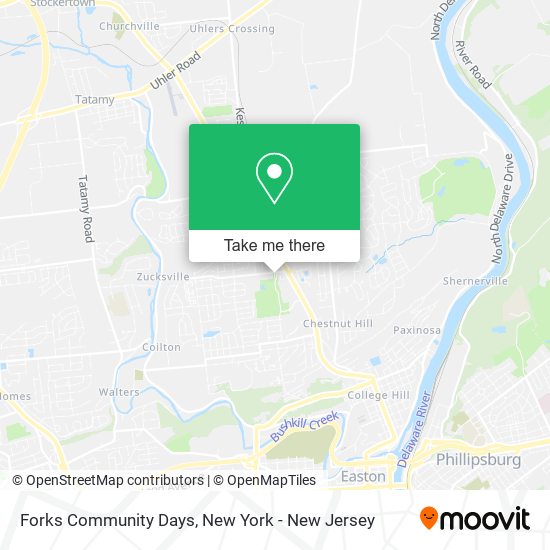 Forks Community Days map