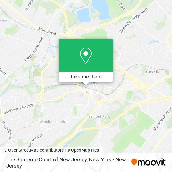 Mapa de The Supreme Court of New Jersey