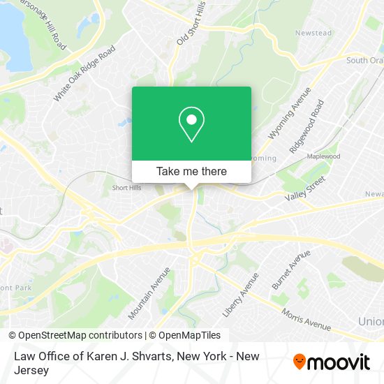 Mapa de Law Office of Karen J. Shvarts