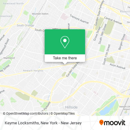 Keyme Locksmiths map