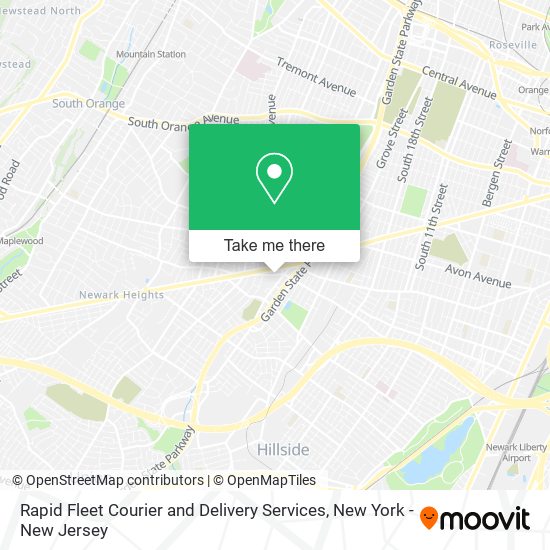 Mapa de Rapid Fleet Courier and Delivery Services