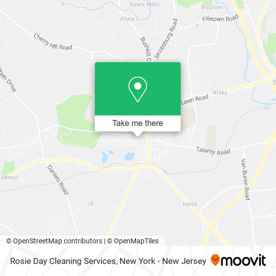 Rosie Day Cleaning Services map