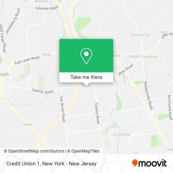 Credit Union 1 map