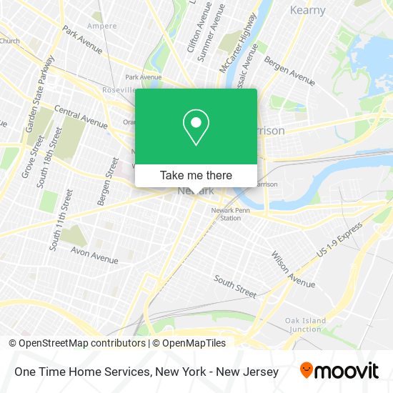 Mapa de One Time Home Services