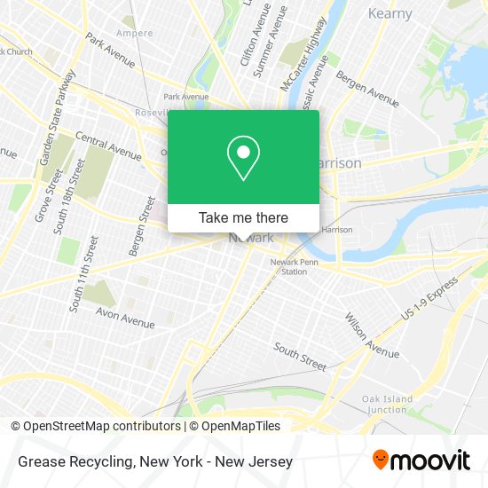 Grease Recycling map