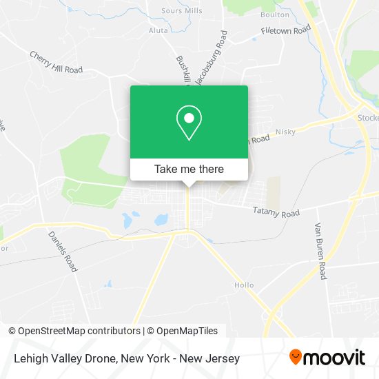 Mapa de Lehigh Valley Drone