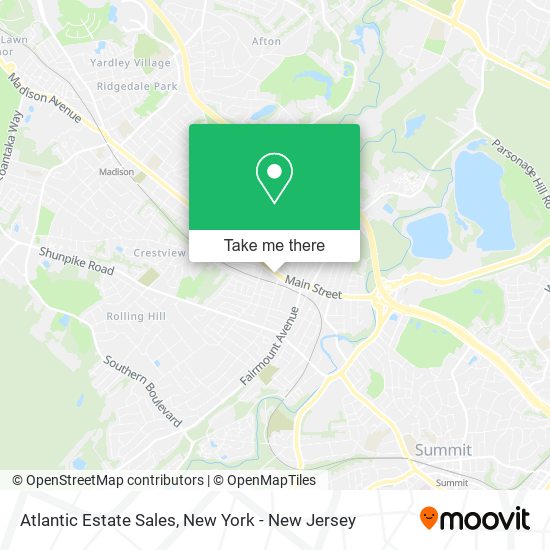 Atlantic Estate Sales map