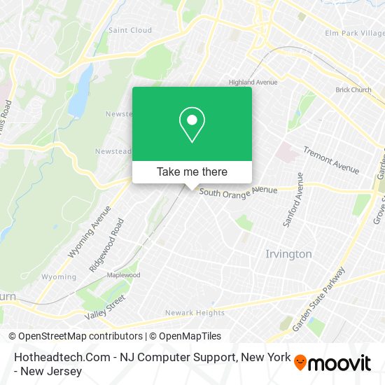 Hotheadtech.Com - NJ Computer Support map