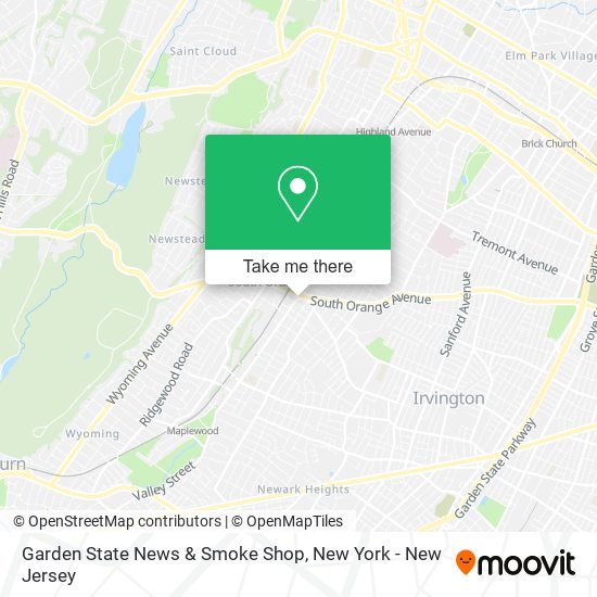 Garden State News & Smoke Shop map