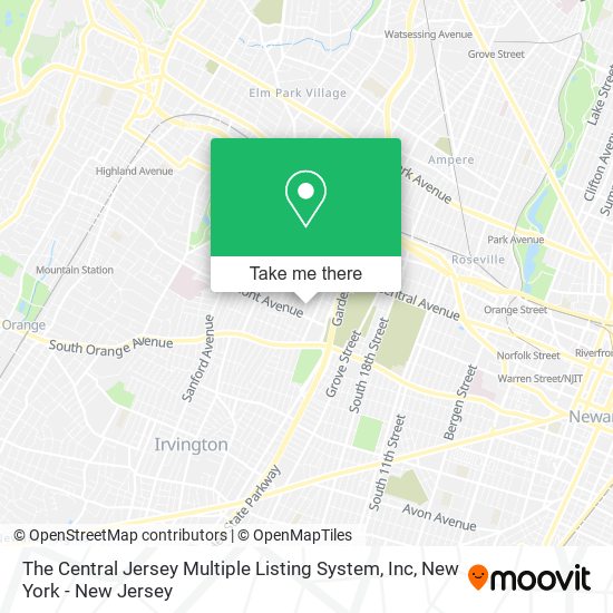 Mapa de The Central Jersey Multiple Listing System, Inc