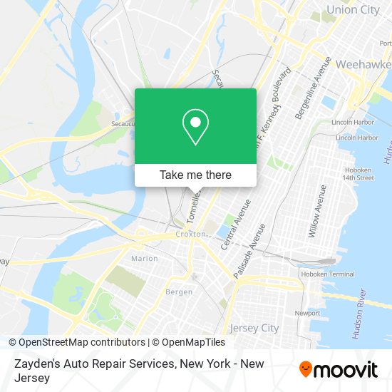 Mapa de Zayden's Auto Repair Services