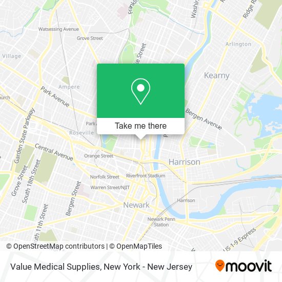 Value Medical Supplies map