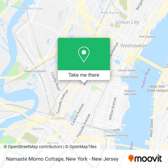 Mapa de Namaste Momo Cottage