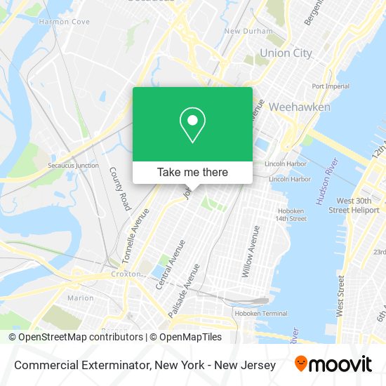 Commercial Exterminator map