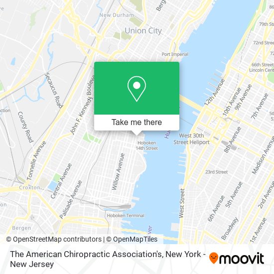 The American Chiropractic Association's map