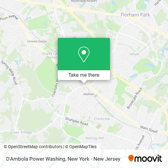 D'Ambola Power Washing map