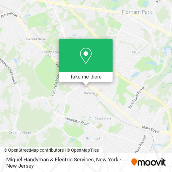 Miguel Handyman & Electric Services map