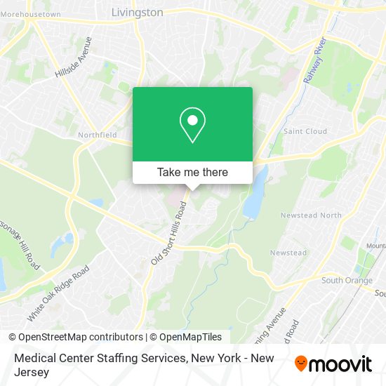 Medical Center Staffing Services map