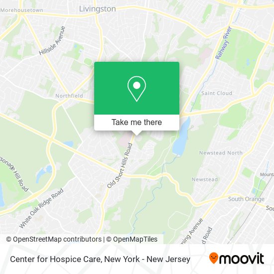 Center for Hospice Care map