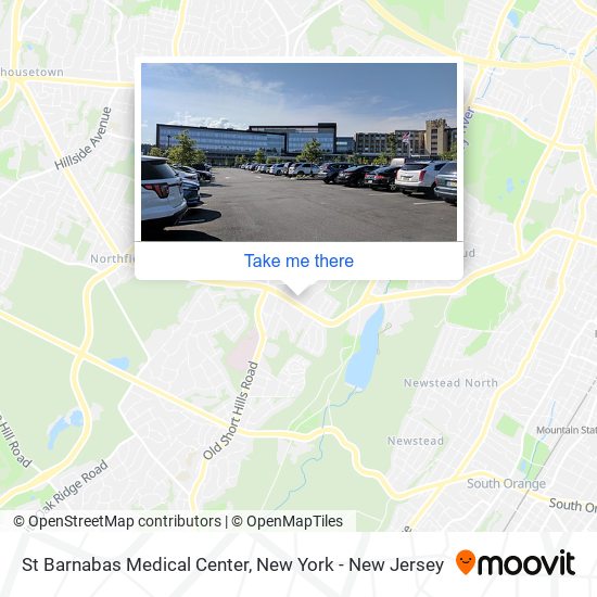 Mapa de St Barnabas Medical Center