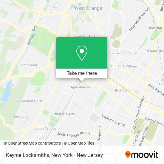 Keyme Locksmiths map