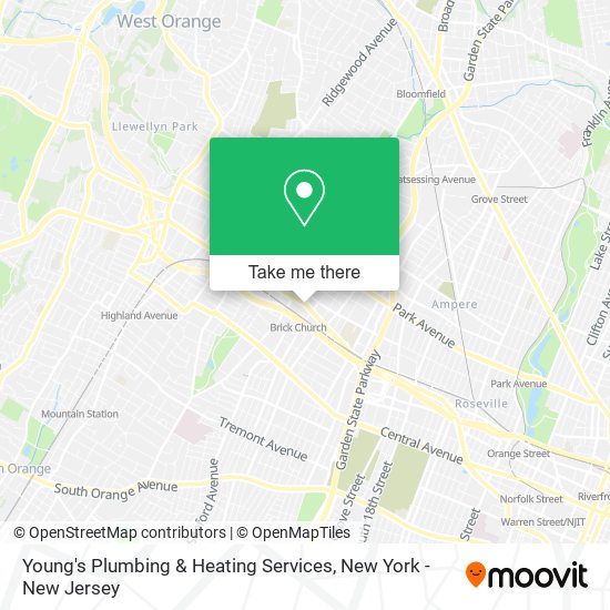 Young's Plumbing & Heating Services map