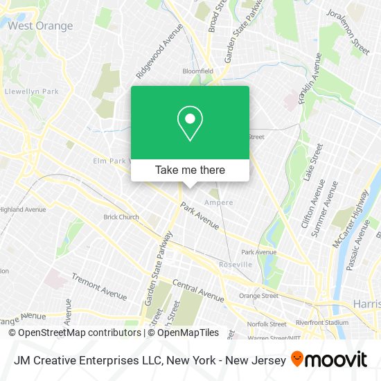 JM Creative Enterprises LLC map