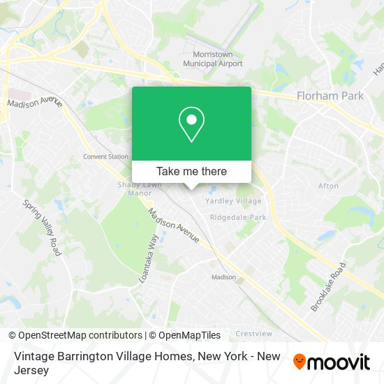 Vintage Barrington Village Homes map