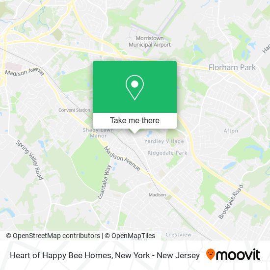 Heart of Happy Bee Homes map