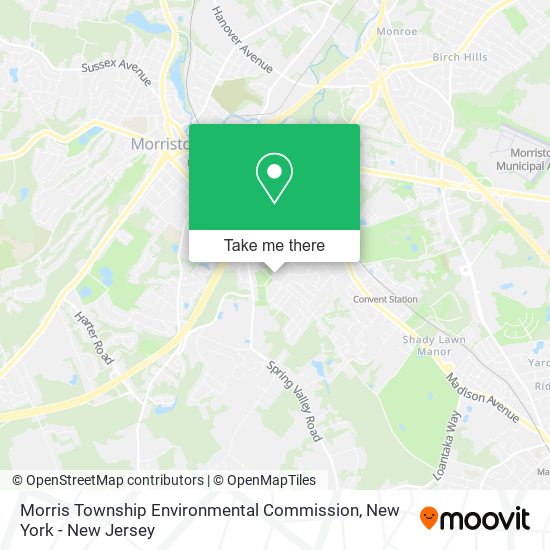 Mapa de Morris Township Environmental Commission