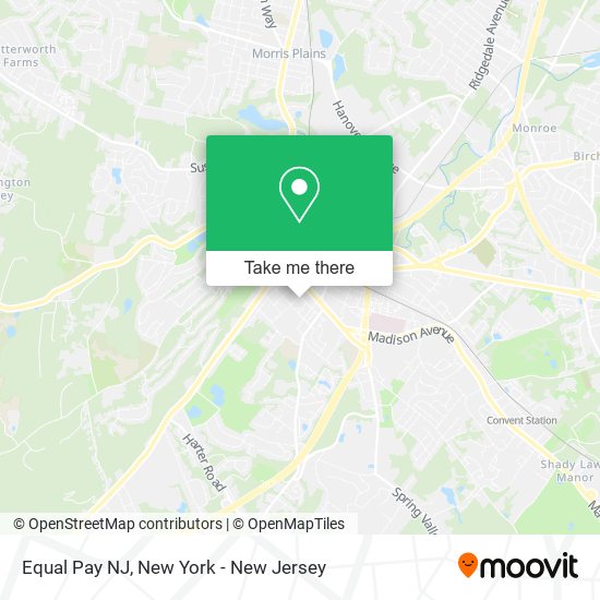 Mapa de Equal Pay NJ