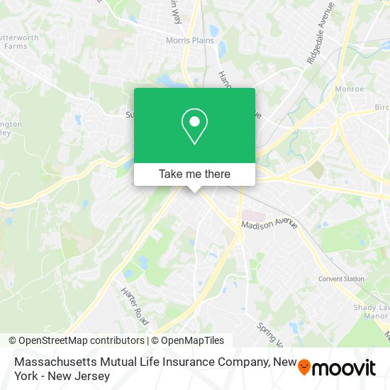 Massachusetts Mutual Life Insurance Company map