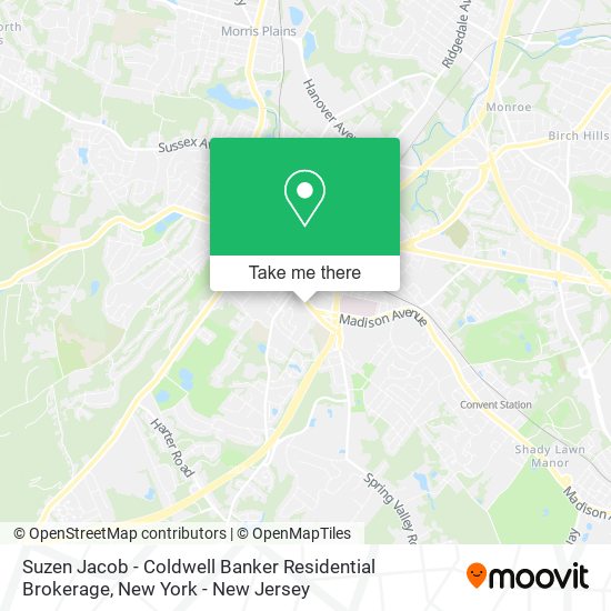 Suzen Jacob - Coldwell Banker Residential Brokerage map