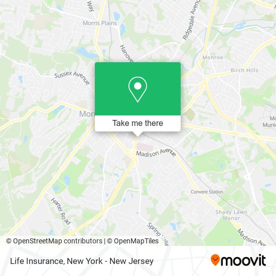 Mapa de Life Insurance