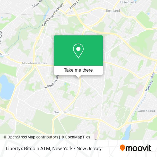 Mapa de Libertyx Bitcoin ATM