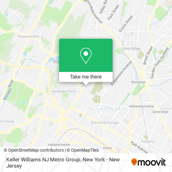 Mapa de Keller Williams NJ Metro Group