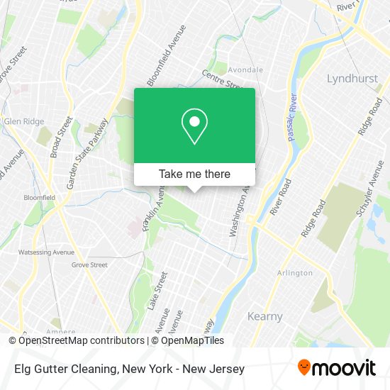 Elg Gutter Cleaning map