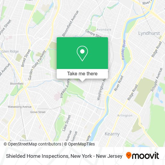 Shielded Home Inspections map
