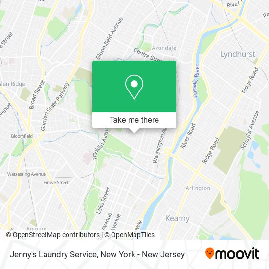 Mapa de Jenny's Laundry Service