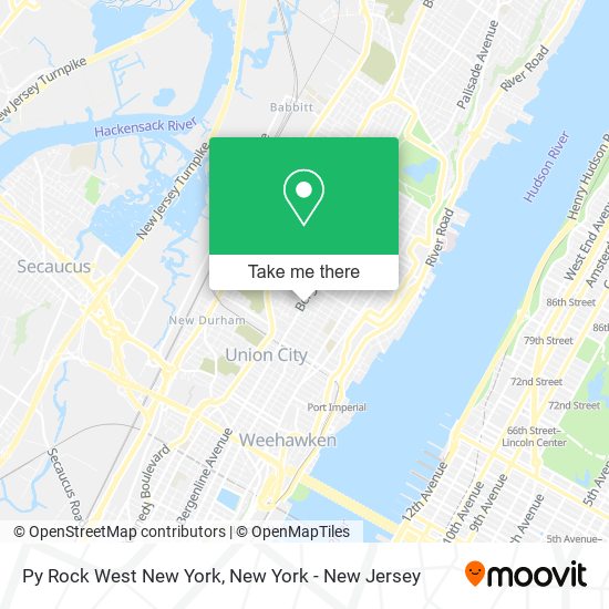 Mapa de Py Rock West New York